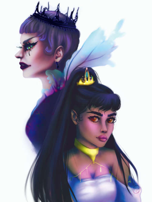 evil queen & princess
